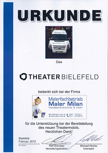 Theaterförderung Bielefeld